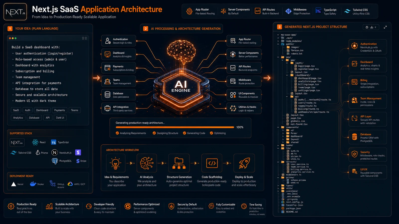 Next.js project structure — example project structure diagram